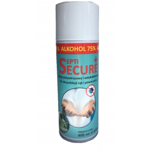 Spray antywirusowy i antybakteryjny Septi + Secure 400 ml 
